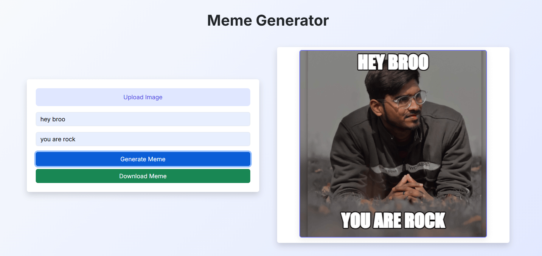 Code Nest Meme Generator App
