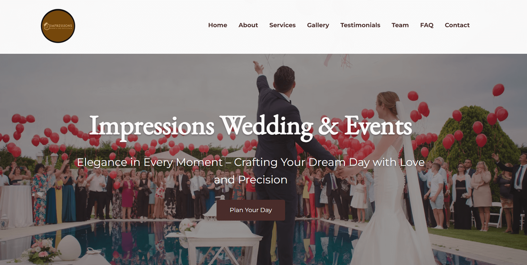 Impression Wedding Website