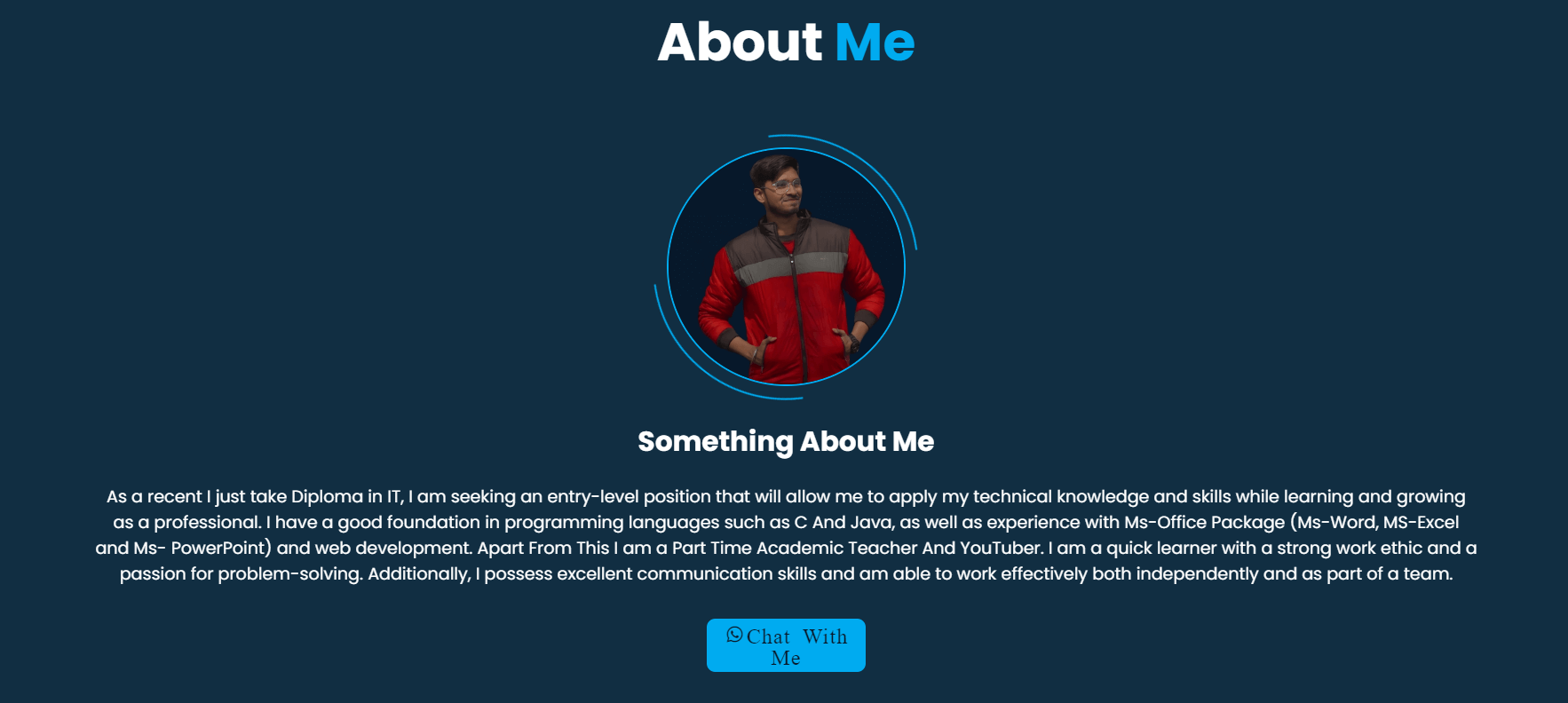 Personal Portfolio Website